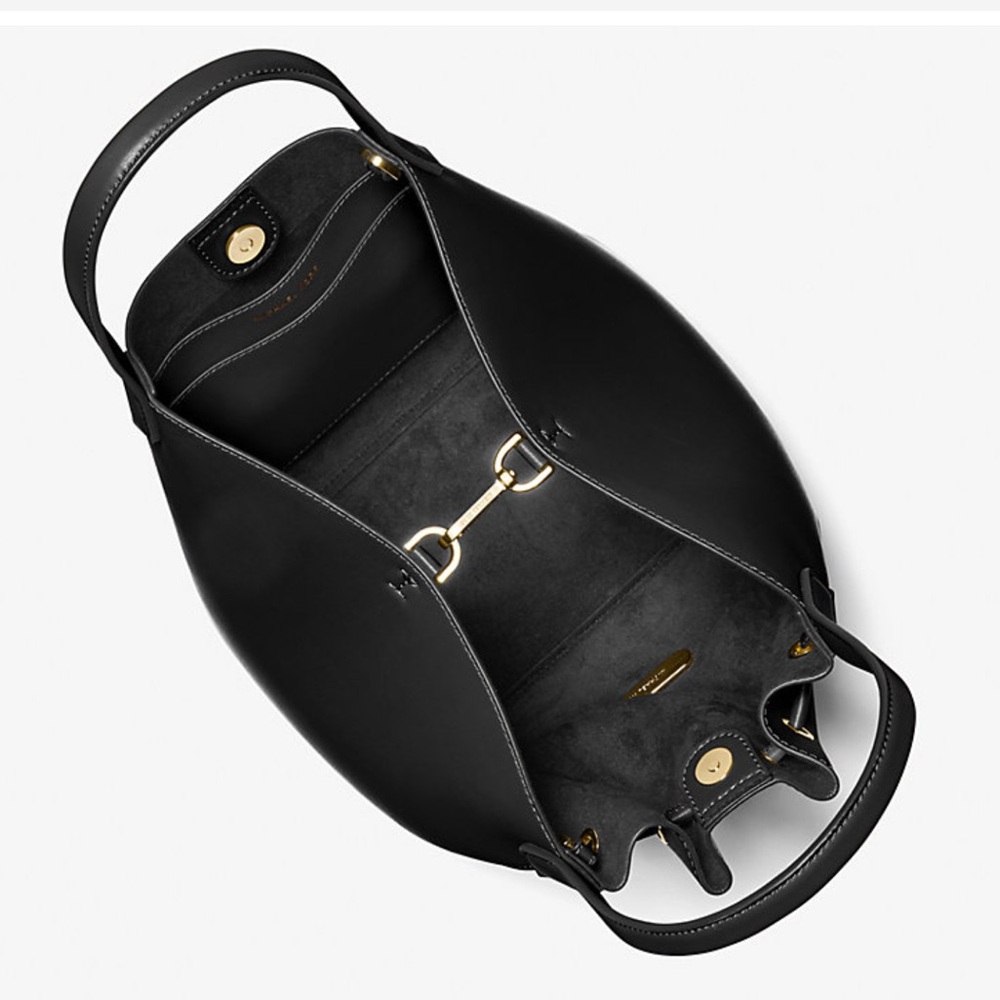 Michael Kors phoebe Lrg logo bucket bag drawstring - Picture 13 of 13